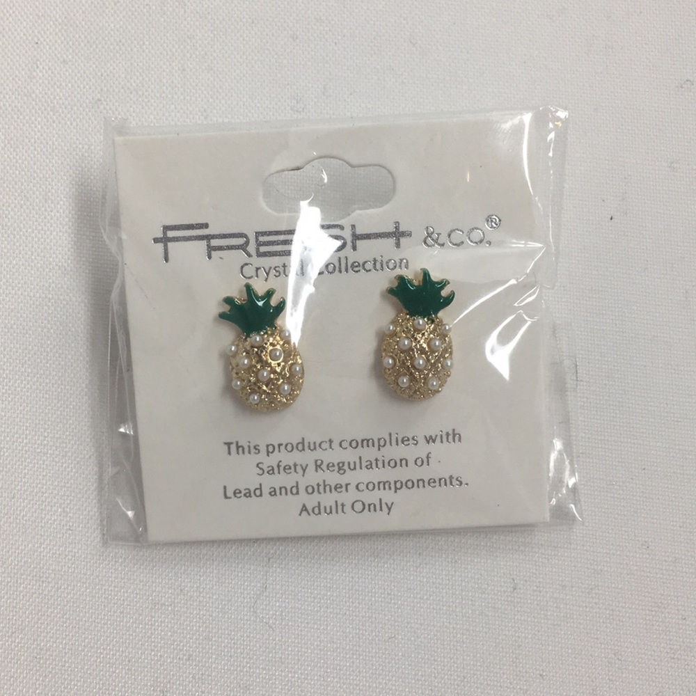 Pineapple Stud Earrings
